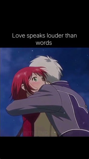 Snow White with the Red Hair ❤️ Sweet Romantic Hug Scene | Anime Love Edit 4K