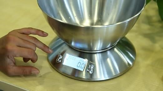How to use the kitchen scales