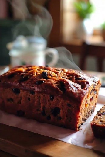 Moist Holiday Fruitcake Loaf Recipe 🍒 – Easy & Delicious Loaf Cake