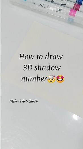 3D Shadow No.🤯|Draw with me🤩#foryou #art #shortsfeed #drawing #viral #shorts #3d #3dart #hack #fyp