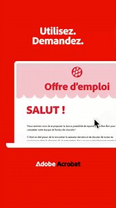 Modifiez et partagez vos PDF et obtenez des signatures électroniques depuis n'importe où. | Adobe Acrobat