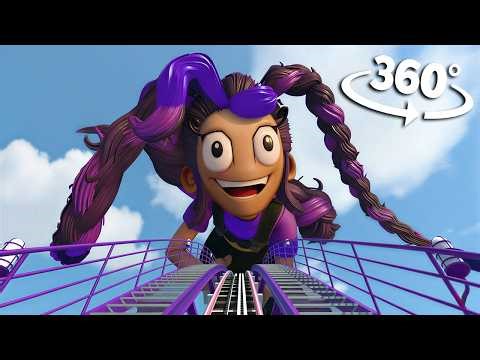360° INSANE POPPY PLAYTIME 5 Roller Coaster in VR 8K 🎢😱