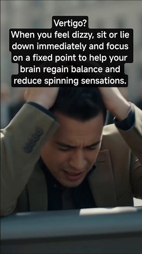 STOP DIZZINESS FAST 😵‍💫💡 Simple Trick That Works! #shorts