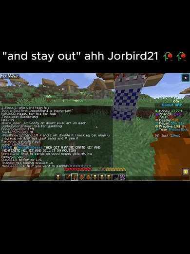 silly bendy moment #minecraft #donutsmp