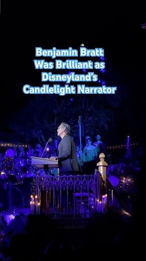 Benjamin Bratt Was Brilliant as Disneyland’s 2025 Candlelight Narrator