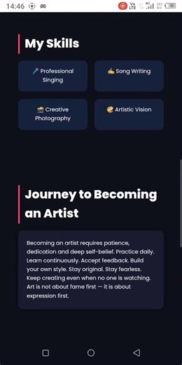 I create new website