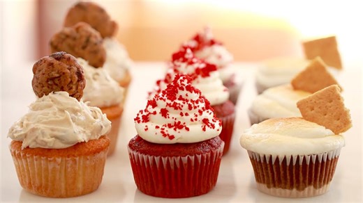 Small-batch cupcakes made in a toaster oven (3 bold flavors) Gemma's Bigger Bolder Baking Ep 92