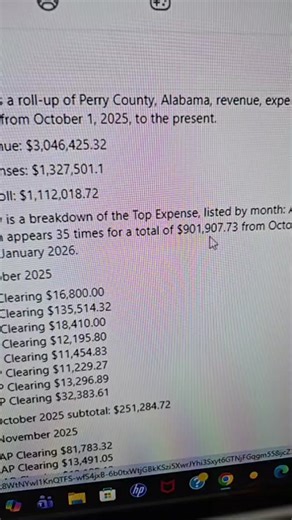 Perry County, Alabama General Funds Expenditures! | Robert Shepherd