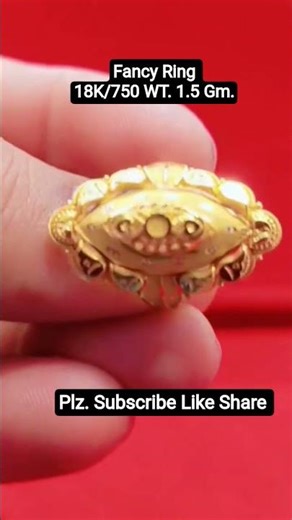 Fancy Gold Ring New Designs 18K 20K 22K 🪙👌#shorts #trending #ring #rings #newdesign #fancy #fashion