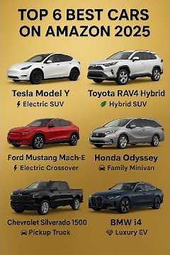 Top 6 Best Cars on Amazon 2025 🚗✨#automobile