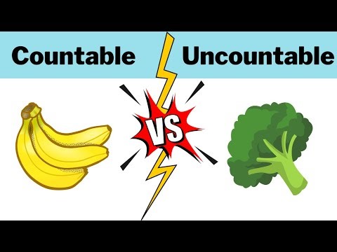 Countable vs Uncountable Nouns | How to tell the difference | English Grammar