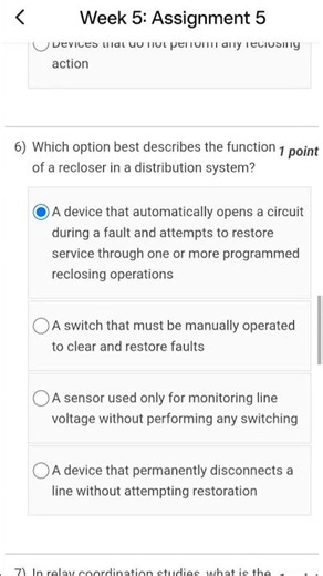 Digital Protection of Power System NPTEL Week 5 Assignment #nptel #shortvideo