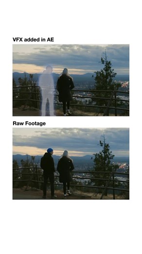 Nick Joyce Media on Instagram: "Little translucent ghost effect all done in After Effects!"