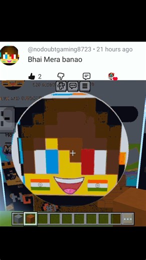 Subscriber Pixal Art In Minecraft || 300/300 Pixal Art || #shorts #minecraft#pixelart