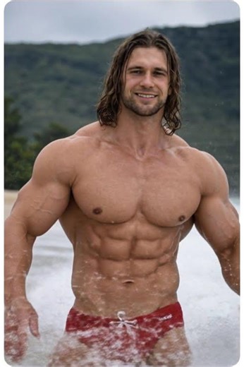 Bodybuilder Ocean Swim #musclebuliding #bodybuilders #model #muscle #swim #male #fitnessodels #hunks