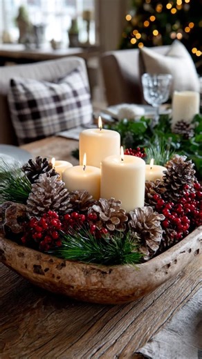35K views · 448 reactions | Christmas Table Centerpieces  https://lovelyharbor.com/christmas-table-centerpiece/ | Lovely Harbor | Facebook