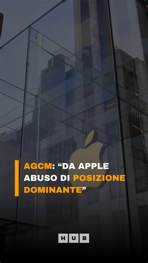 Financial HUB | Economia & Finanza on Instagram: "Apple multata dall’Antitrust: 98 milioni per “privacy selettiva” [reading time: 2 min] Apple finisce sotto la lente dell’Antitrust italiano. Risultato: multa da oltre 98 milioni di euro per abuso di posizione dominante. Al centro della vicenda c’è l’App Tracking Transparency, il famoso pop-up che dal 2021 chiede agli utenti se vogliono essere tracciati dalle app. Ufficialmente è una bandiera della privacy. Per l’Agcm, invece, è anche uno strument