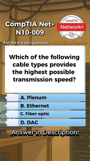 CompTIA Network+ (N10-009) Exam-Style Practice Question 2026