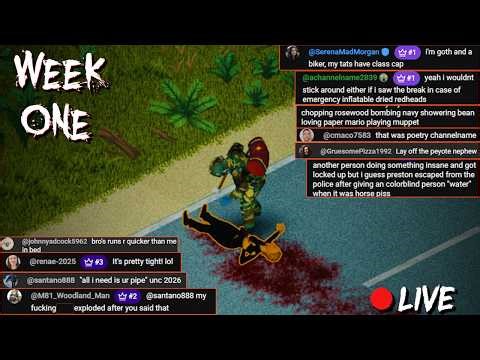 🔴Week One // Project Zomboid // A More Modest Project Zomboid