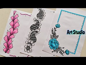 Border Designs/Border design for project/Project work designs/Assignment front page design handmade