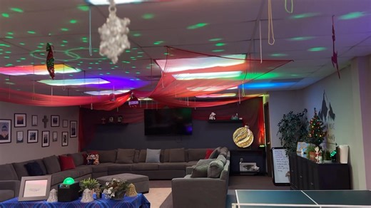 FLY room transformed for the Cinderella Lock-In. | Good Shepherd Lutheran Church, ELCA - Manchester, MO