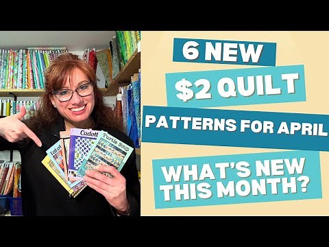 🌸 April $2 Quilt Patterns Are Here! | Villa Rosa Designs Round-Up with Emily