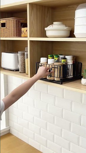 Baffect Pull Down Cabinet Organizer