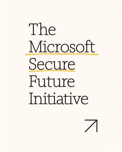 💡 The Microsoft Secure Future Initiative involves taking insights from security incidents and applying them to improve our methods. Learn more about our approach, how your current security compares to industry standards, and ways to enhance your position: http://msft.it/6187WlmBZ #SecureByDesign | Microsoft