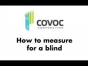 How to measure a window for horizontal blinds - inside mount and outside mount