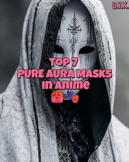 Top 7 PURE AURA Masks in Anime😤🎭