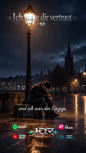 Ich habe dir vertraut J.D.R Official Ein stiller Moment im Regen. Man bleibt zurück mit der Enttäuschung – bis man irgendwann die Kraft findet, aufzustehen und weiterzugehen. 💔 Jetzt auf Spotify, Apple Music, YouTube Music & Amazon Music. #GebrochenesVertrauen #Enttäuschung #Herzschmerz #Loslassen #Neuanfang