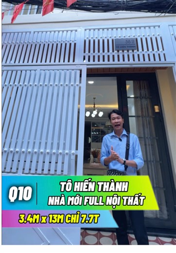 Nhà Quận 10 - Nội Thất Đầy Đủ Giá Tốt