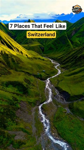 7 Places in India That Feel Like Switzerland 🇨🇭🏔️ | Hidden Paradise in India 😍 #shorts