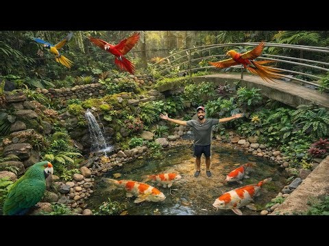 The pond has been completely demolished.. Let's build it!!! | Aviary Update | Fishing Freaks