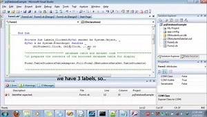 MS access simple database connection tutorial