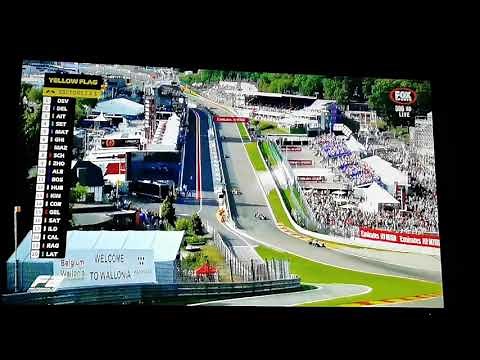 Belgian F2 race1 crash Aug 31 2019