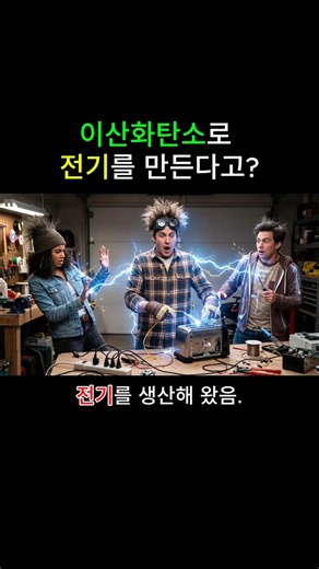 이산화 탄소로 전기를 만든다고