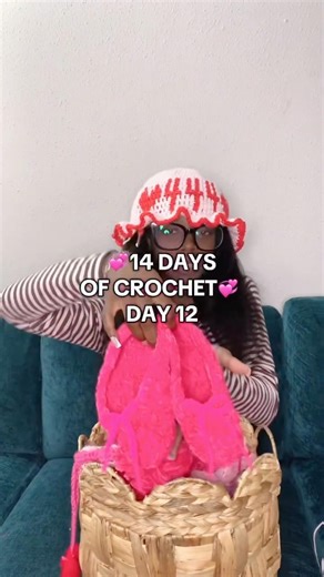 14 days of crochet. day 12: crochet ballet slippers #crochet #crocheteveryday #crochetslippers