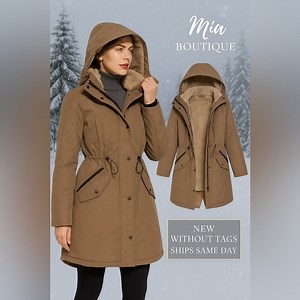 NWOT Orolay Women's Thicken Fleece Lined Parka Winter Coat