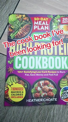 Fuel your fitness goals the tasty way 💪📖 This high-protein cookbook is packed with easy, delicious recipes to help you build muscle, stay full, and eat healthier every day. #HighProtein #HealthyRecipes #FitnessFuel #MealPrepIdeas #TikTokShopFinds