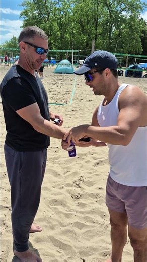 AlexB helping Pittelli with his thumb wrap 6/7/26