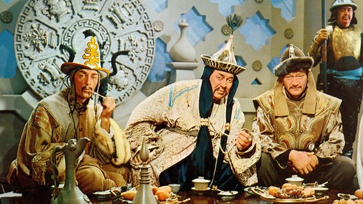 Did you know John Wayne wore yellow face and played Genghis Khan in a movie that gave its crew cancer from nuclear radiation? The new documentary The Conqueror: Hollywood Fallout tells the story of the film's disastrous and deadly production, and you can check its trailer. It's in theaters June 28th from @BlueFoxEntertainment #JohnWayne | MovieWeb