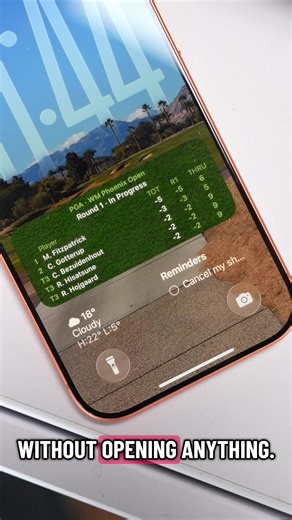 The Apple Sports app now supports PGA and LPGA golf just in time for the WM Phoenix Open! Go check it out if you’re a golf fan! #Apple #sports #pga #wmopen