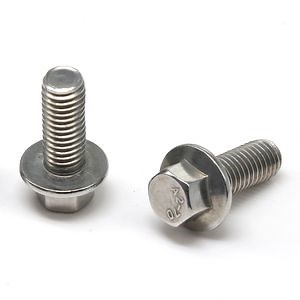 [Hot Item] Stainless Steel A2-70 Left Hand Thread Hex Head Flange Bolt