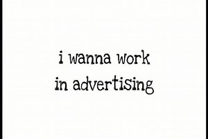 i wanna work in advertising – intro