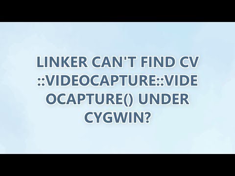 Linker can't find cv::VideoCapture::VideoCapture() under Cygwin?