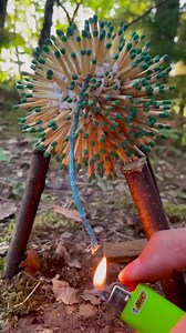 8.1K views · 14 reactions | Fire hedgehog made of matches  #asmr #survivalskills #experiment #outdoorskills #survival | Bushcraft Share | Facebook