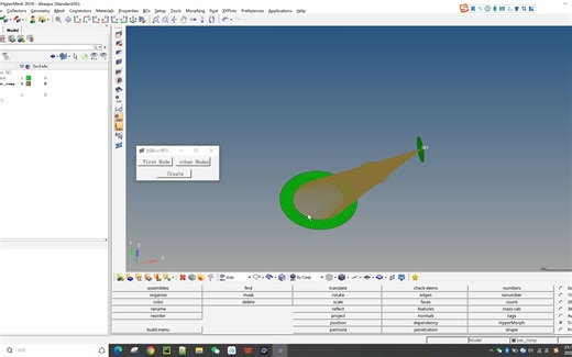 hypermesh二次开发之批量创建bar单元(第三种结构-1对多)