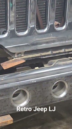 Jeep LJ retro bumper.