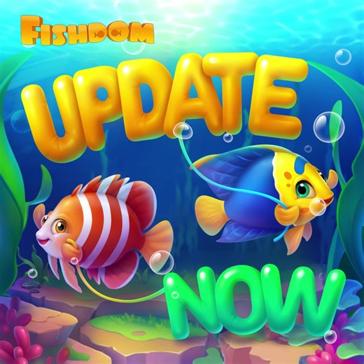 18K views · 2.2K reactions | What an awesome start to the month: the brand-new version of the game is HERE! https://plrx.me/3Uhx2KAm4V Go and grab it!  | Fishdom | Facebook